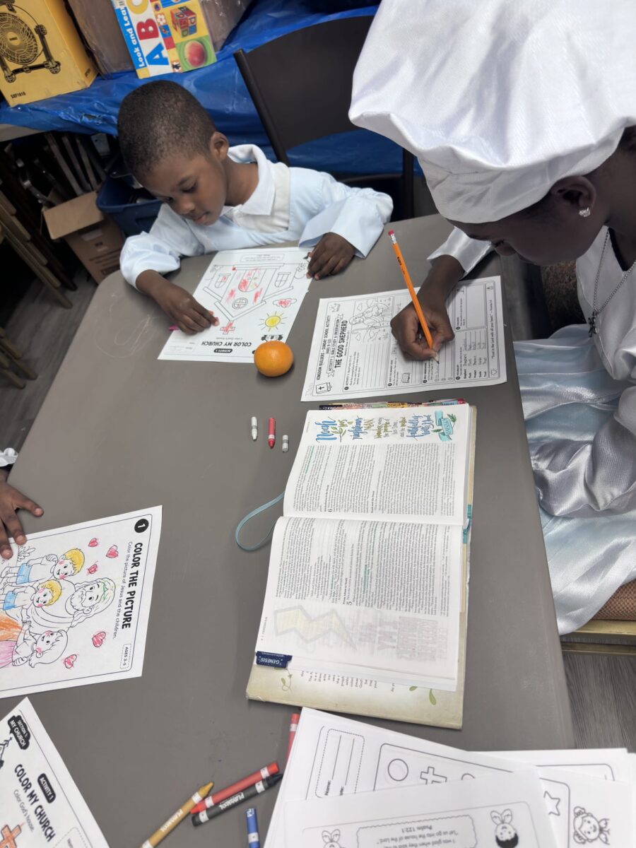 Sunday School learning activity